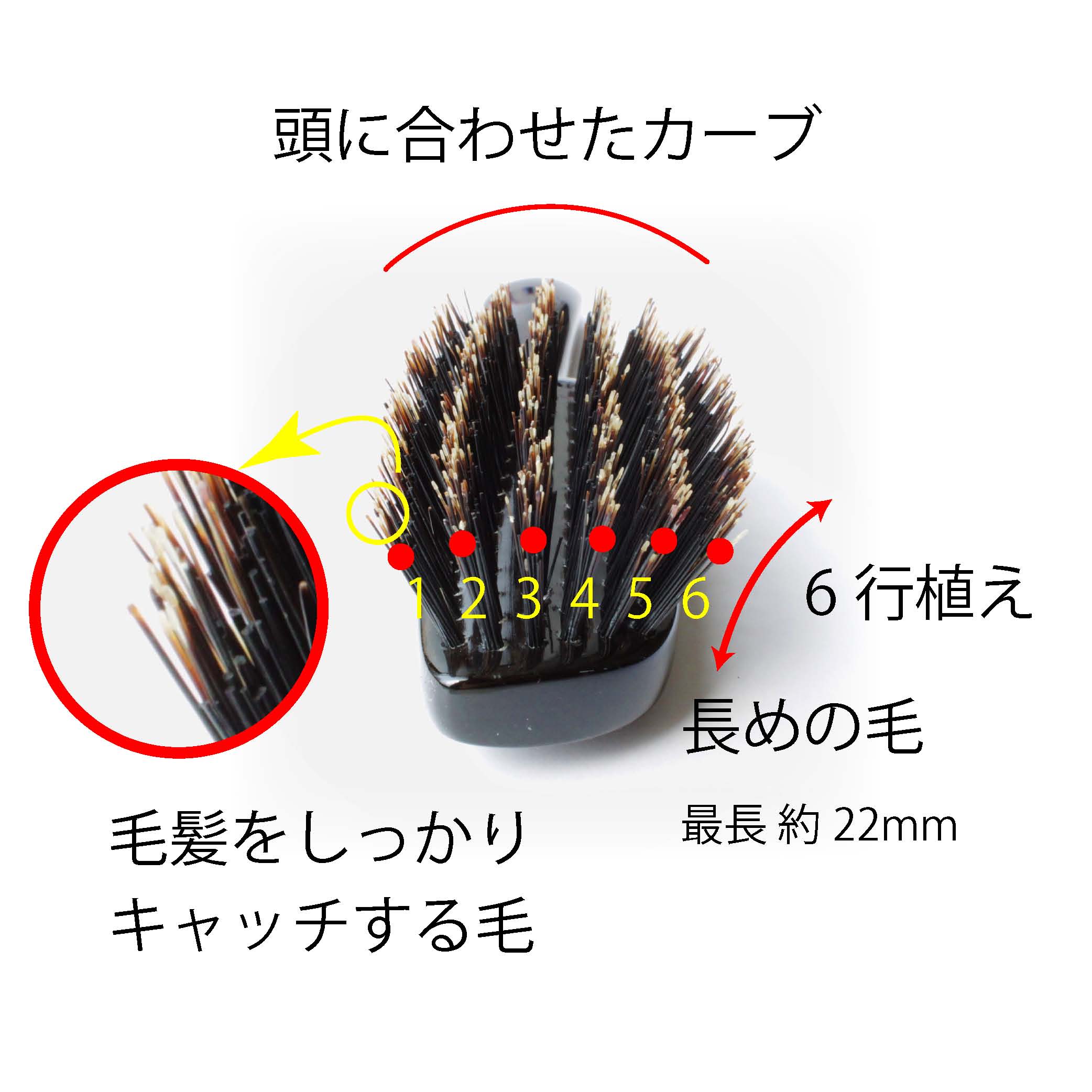 最上級猪毛100 ヘアブラシ Piyoko 最上級猪毛100 ヘアブラシ Piyoko